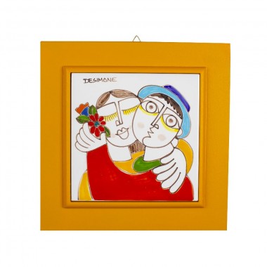 Yellow Framed tile Lovers Yellow Framed tile Lovers
